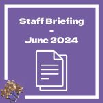 Staff Briefing June