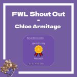 Shout Out for July goes to… Chloe Armitage