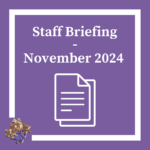 November Staff Briefing